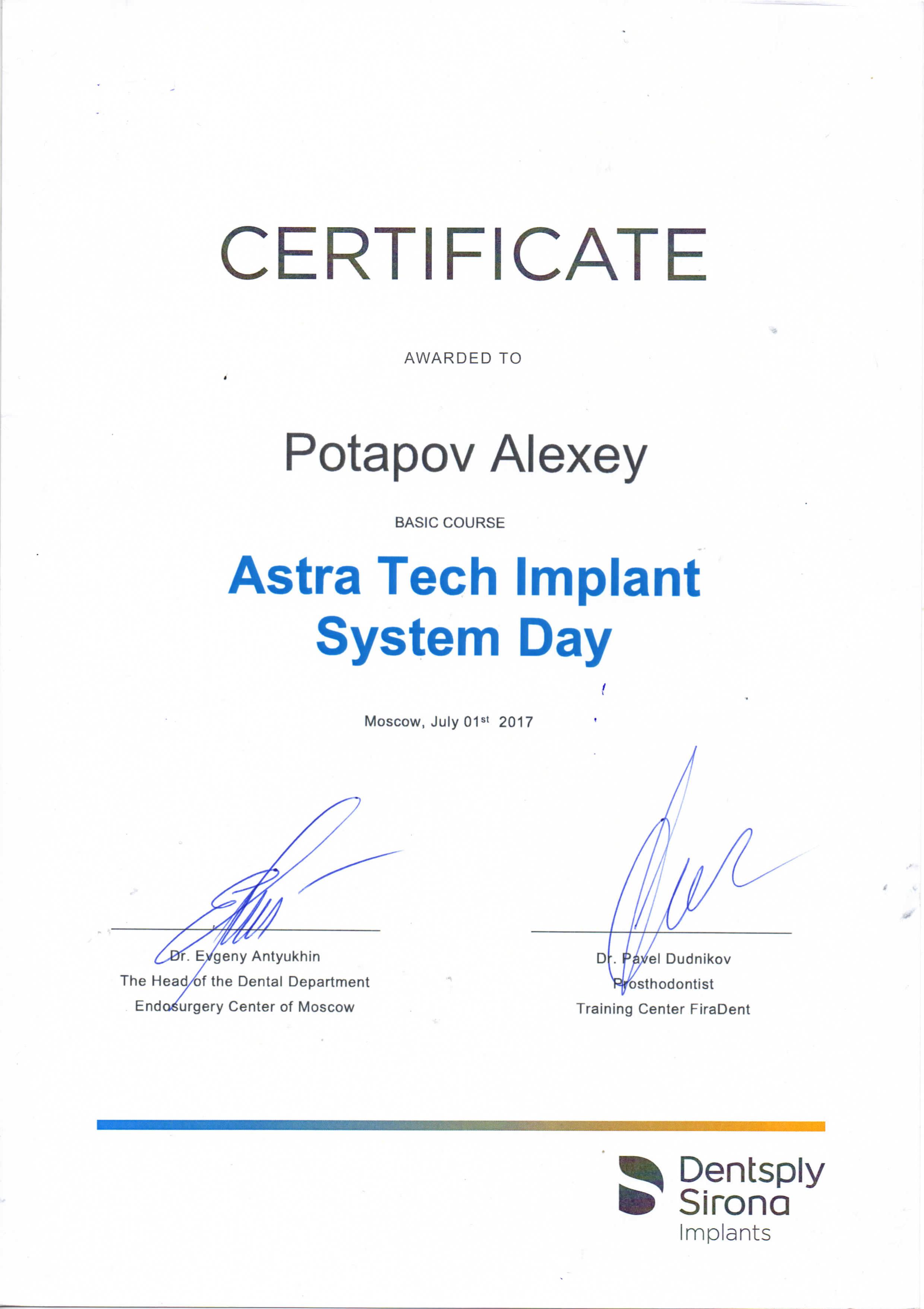 Astra Tech Implant